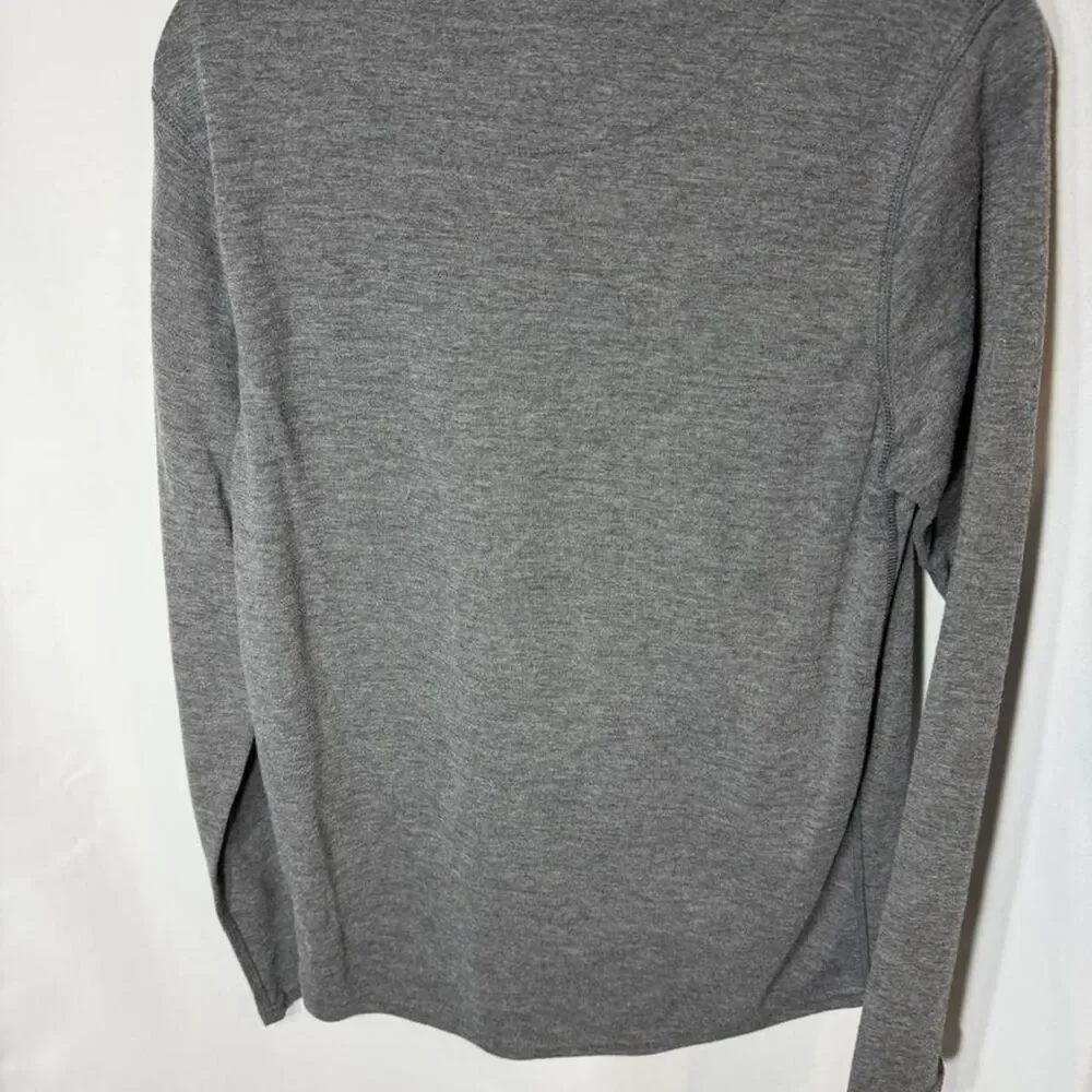 Grey Omni Wool long sleeve shirt #winterwear #Thermal #Warm #wool